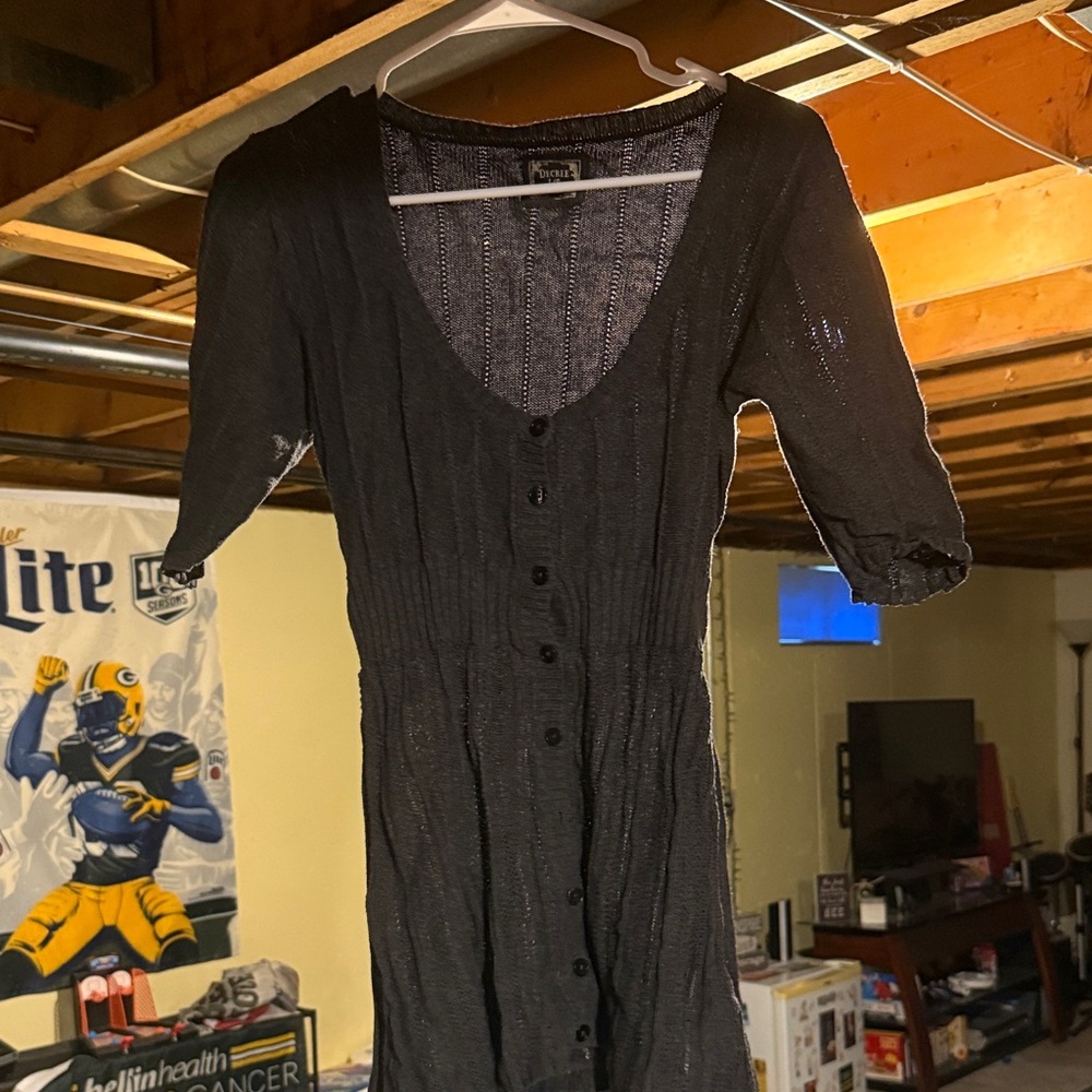 Forever 21 Black Long Sleeve Sweater